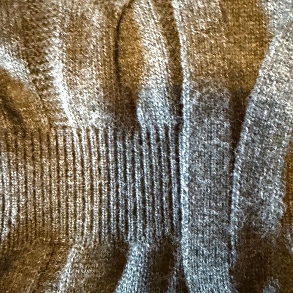 Zara gray cable knit long sleeve soft dress NWOT - Picture 6 of 13